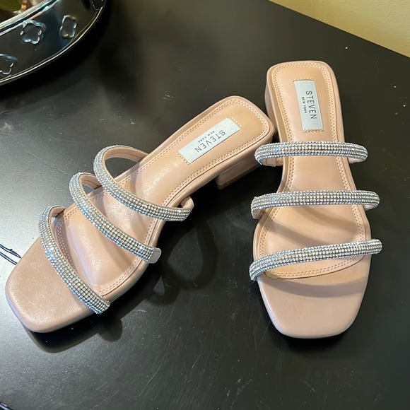 STEVEN Hades Rhinestone Slip On Sandal - Picture 3 of 12